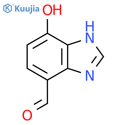 4-Formyl-7-hydroxy-1H-benzimidazole structure