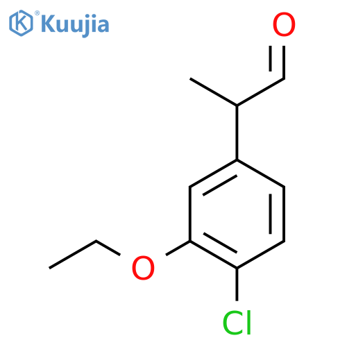 4-Chloro-3-ethoxyphenylpropanal structure