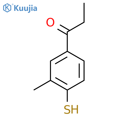 2-Methyl-4-propionylthiophenol structure