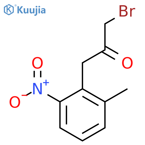 2-(3-Bromo-2-oxopropyl)-3-nitrotoluene structure