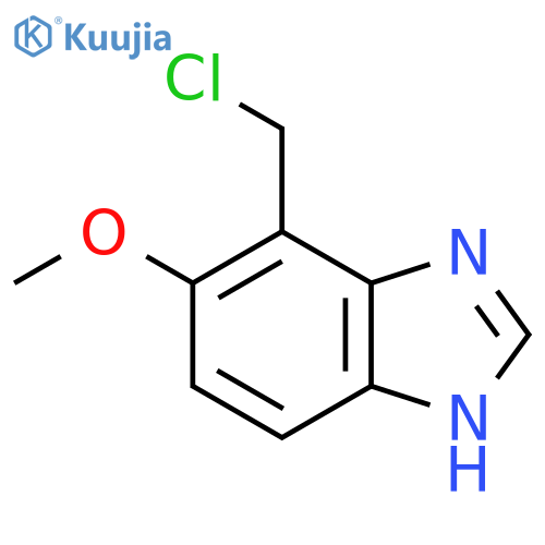 7-Chloromethyl-6-methoxy-1H-benzimidazole structure