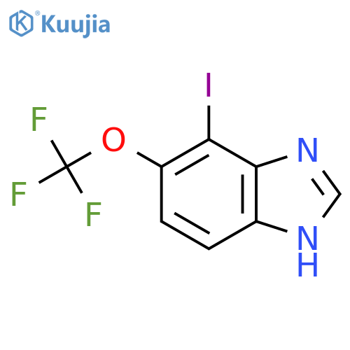 4-Iodo-5-trifluoromethoxy-1H-benzimidazole structure