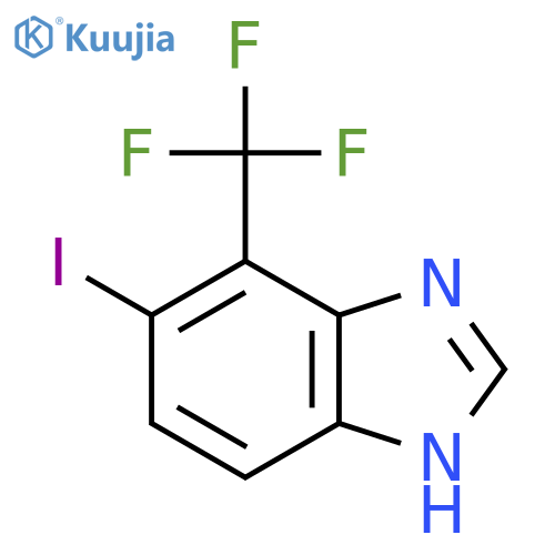 6-Iodo-7-trifluoromethyl-1H-benzimidazole structure