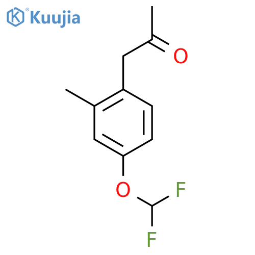 1-(4-(Difluoromethoxy)-2-methylphenyl)propan-2-one structure