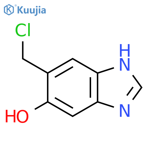 6-Chloromethyl-5-hydroxy-1H-benzimidazole structure