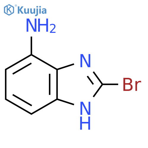 7-Amino-2-bromo-1H-benzimidazole structure