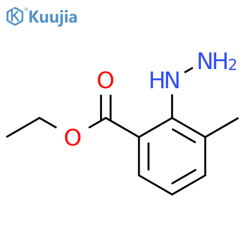 Ethyl 2-hydrazinyl-3-methylbenzoate structure