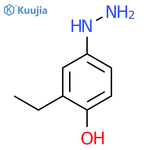 3-Ethyl-4-hydroxyphenylhydrazine structure