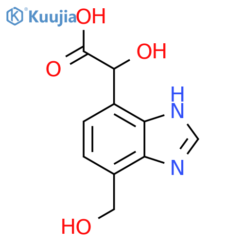 2-(7-Hydroxymethyl-1H-benzo[d]imidazol-4-yl)-2-hydroxyacetic acid structure