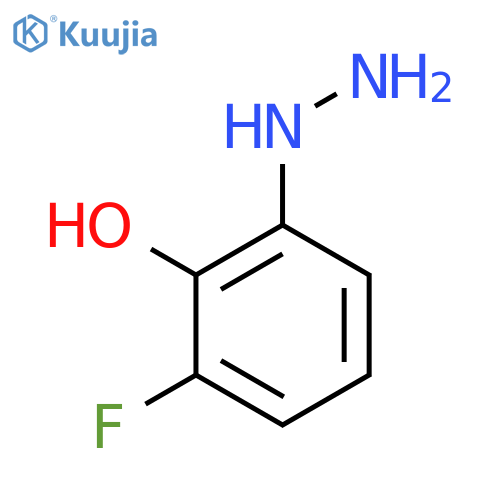 3-Fluoro-2-hydroxyphenylhydrazine structure