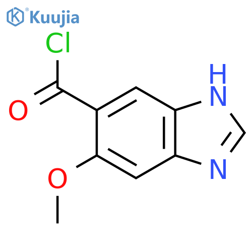 5-Methoxy-1H-benzimidazole-6-carbonyl chloride structure