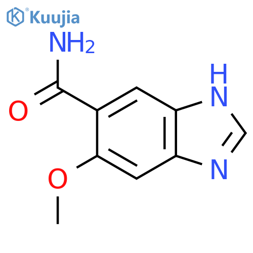 5-Methoxy-1H-benzimidazole-6-carboxamide structure