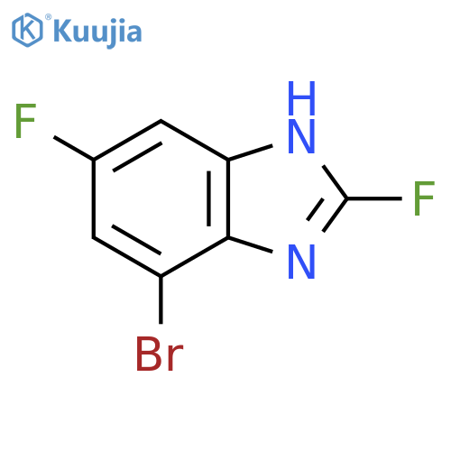 4-Bromo-2,6-difluoro-1H-benzimidazole structure