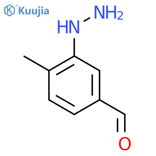 5-Formyl-2-methylphenylhydrazine structure