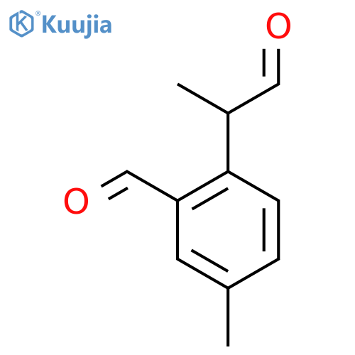 2-Formyl-4-methylphenylpropanal structure