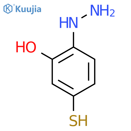 2-Hydroxy-4-mercaptophenylhydrazine structure