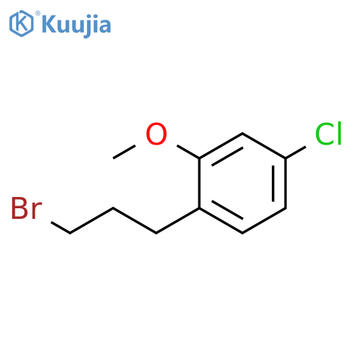 2-(3-Bromopropyl)-5-chloroanisole structure