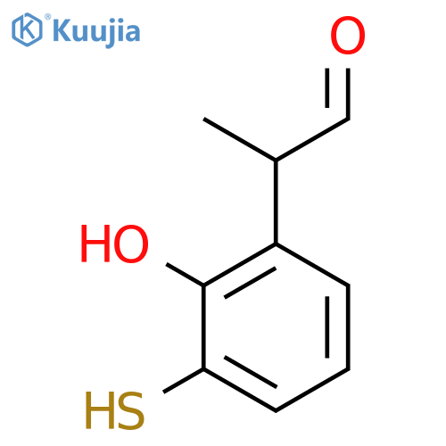 2-Hydroxy-3-mercaptophenylpropanal structure