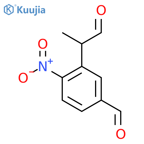5-Formyl-2-nitrophenylpropanal structure