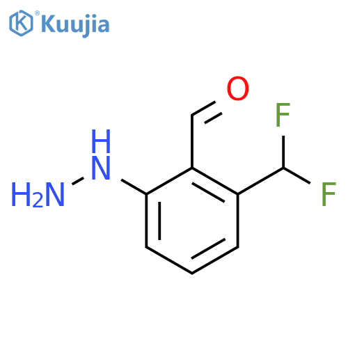 3-(Difluoromethyl)-2-formylphenylhydrazine structure