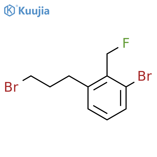 2-Bromo-6-(3-bromopropyl)benzyl fluoride structure