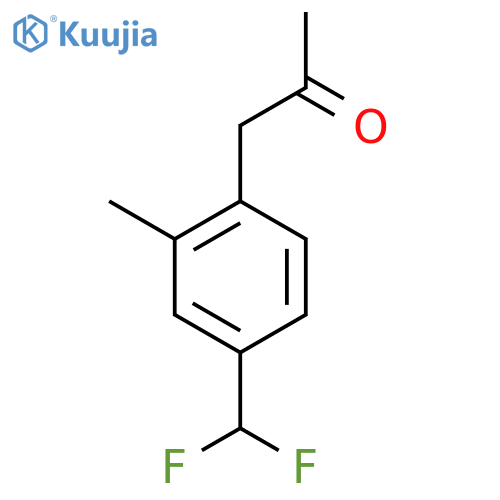 1-(4-(Difluoromethyl)-2-methylphenyl)propan-2-one structure