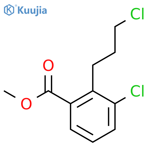 Methyl 3-chloro-2-(3-chloropropyl)benzoate structure