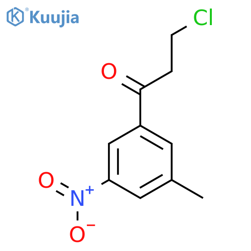 3-(3-Chloropropanoyl)-5-nitrotoluene structure