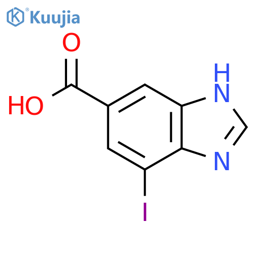 7-Iodo-1H-benzimidazole-5-carboxylic acid structure