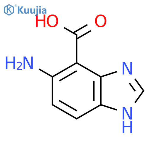 5-Amino-1H-benzimidazole-4-carboxylic acid structure