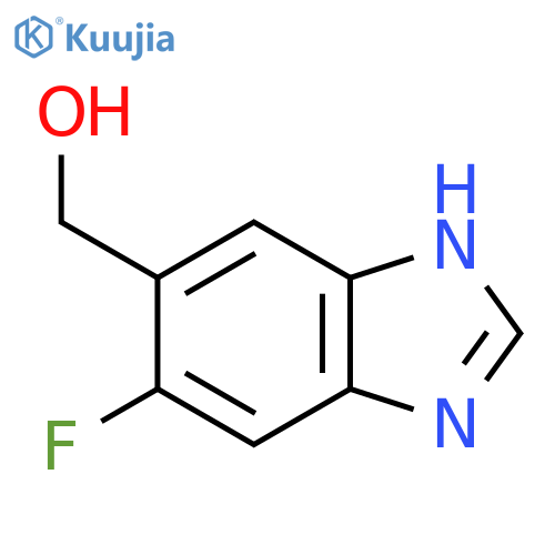 6-Fluoro-5-hydroxymethyl-1H-benzimidazole structure