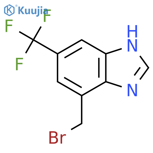 7-Bromomethyl-5-trifluoromethyl-1H-benzimidazole structure
