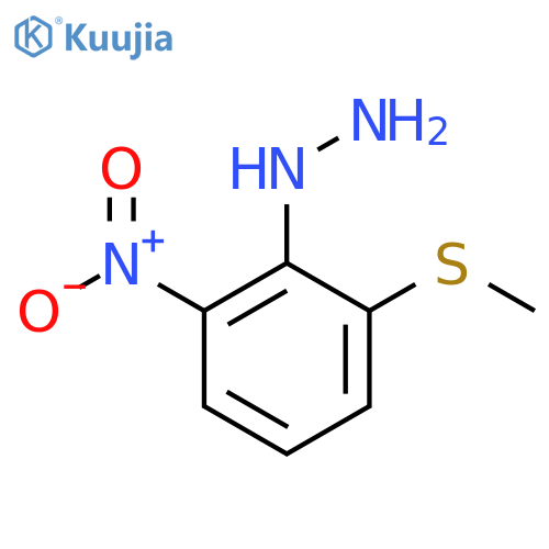 2-(Methylthio)-6-nitrophenylhydrazine structure