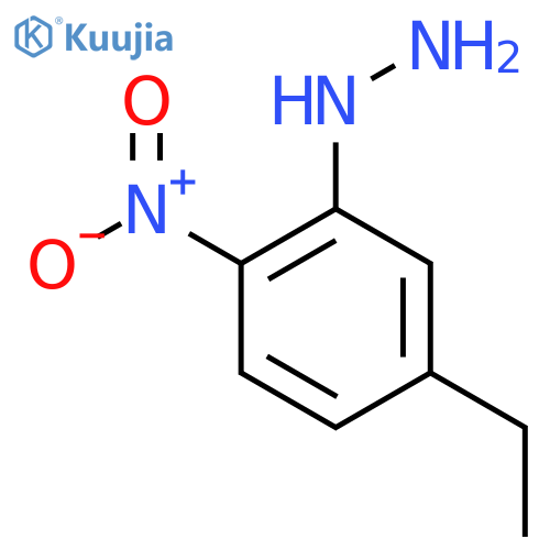 5-Ethyl-2-nitrophenylhydrazine structure