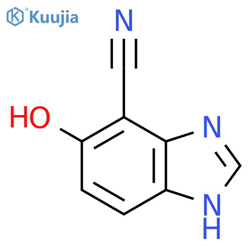 4-Cyano-5-hydroxy-1H-benzimidazole structure