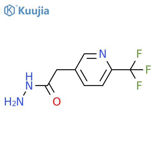 2-(6-(trifluoromethyl)pyridin-3-yl)acetohydrazide structure
