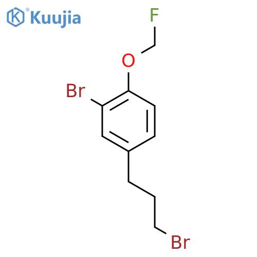 1-Bromo-5-(3-bromopropyl)-2-(fluoromethoxy)benzene structure