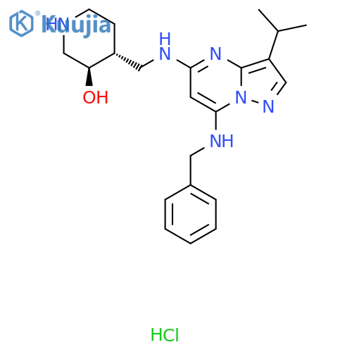 Samuraciclib hydrochloride structure