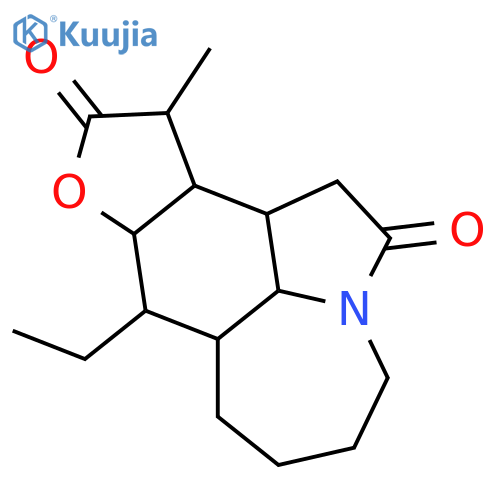 (7aR)-8c-Aethyl-11c-methyl-(7ar,8ac,11ac,11bt,11cc)-dodecahydro-azepino[3,2,1-hi]furo[3,2-e]indol-2,10-dion structure
