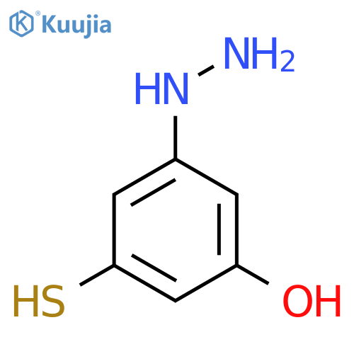 3-Hydroxy-5-mercaptophenylhydrazine structure