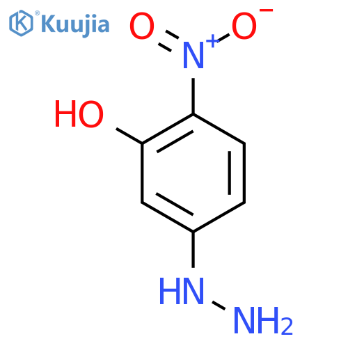 3-Hydroxy-4-nitrophenylhydrazine structure