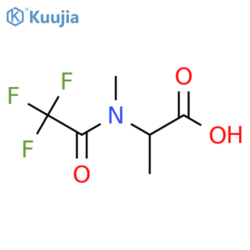2-(2,2,2-trifluoro-N-methylacetamido)propanoic acid structure