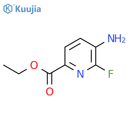 Ethyl 5-Amino-6-fluoropicolinate structure