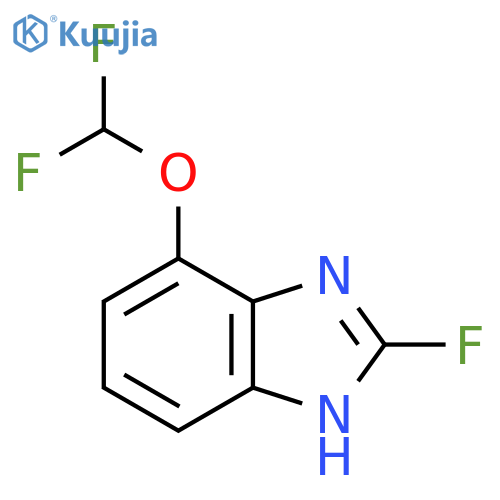 7-Difluoromethoxy-2-fluoro-1H-benzimidazole structure