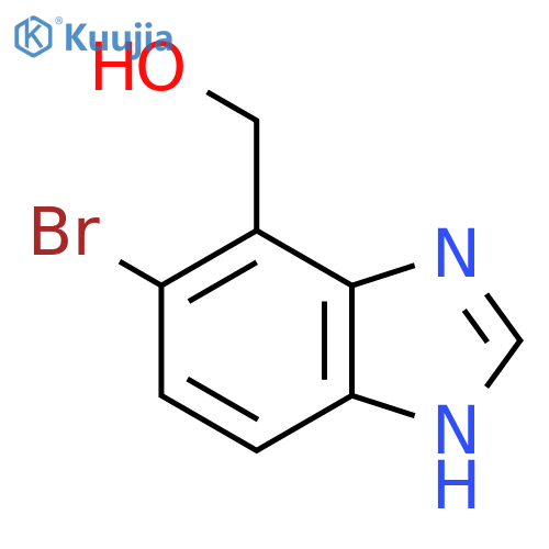 5-Bromo-4-hydroxymethyl-1H-benzimidazole structure