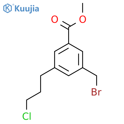 Methyl 3-(bromomethyl)-5-(3-chloropropyl)benzoate structure