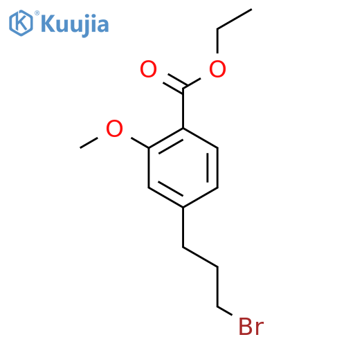 Ethyl 4-(3-bromopropyl)-2-methoxybenzoate structure