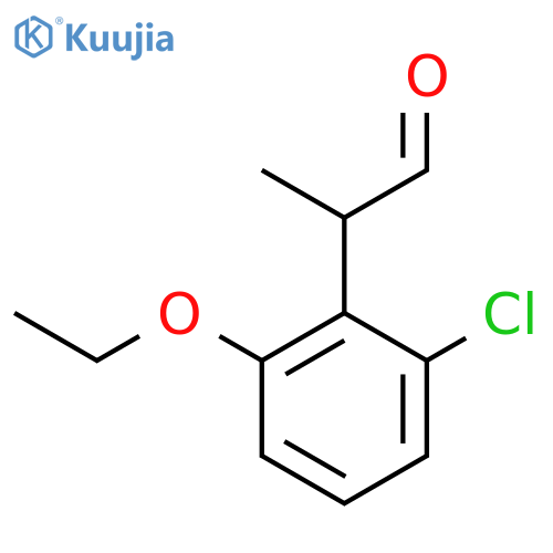 2-Chloro-6-ethoxyphenylpropanal structure