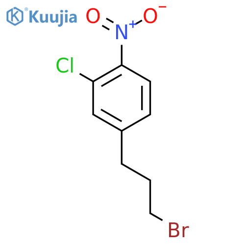 4-(3-Bromopropyl)-2-chloro-1-nitrobenzene structure