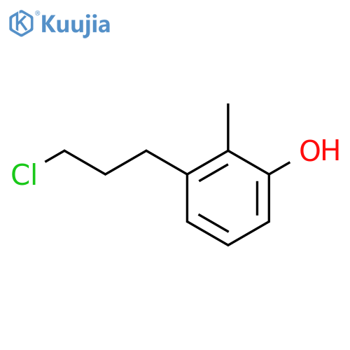 3-(3-Chloropropyl)-2-methylphenol structure